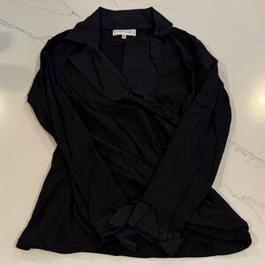 Anne Fontaine Black Blouse - size 40